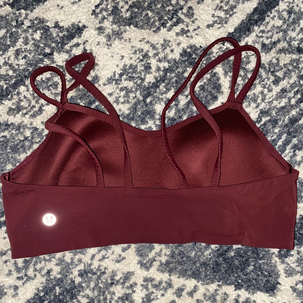Maroon Lulu lemon bra